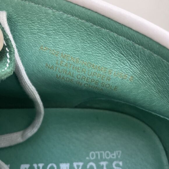 Sycamore Style by F. Santos MONSTER GREEN Apollo Moccasins Mid Shoe RETRO‎ 8.5 - Picture 7 of 11